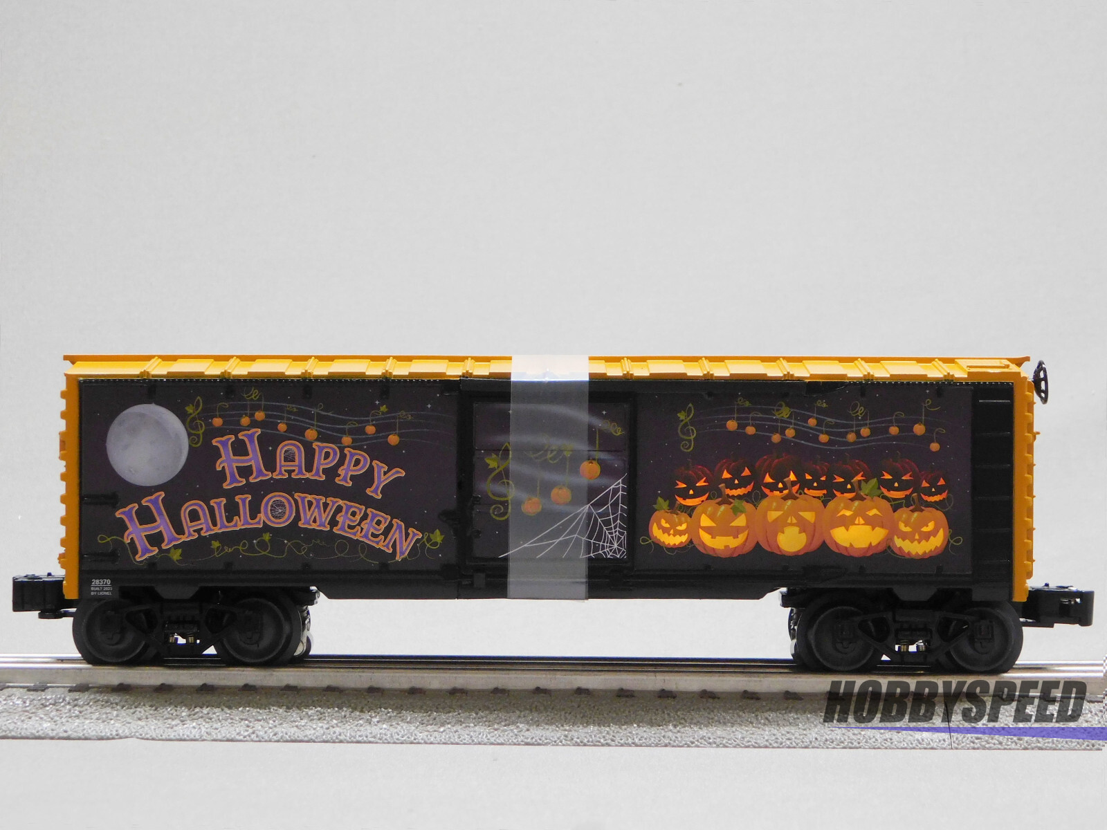 LIONEL HALLOWEEN SPOOKY SOUNDS BOXCAR W/ILLUMINATION LEDs freight 2328370 NEW