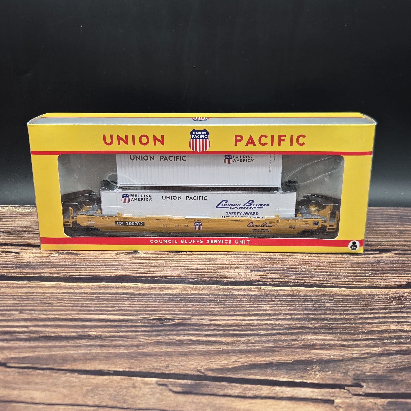 Athearn Union Pacific 2007 Employee Safety Award HO Freight Cars Council Bluffs
