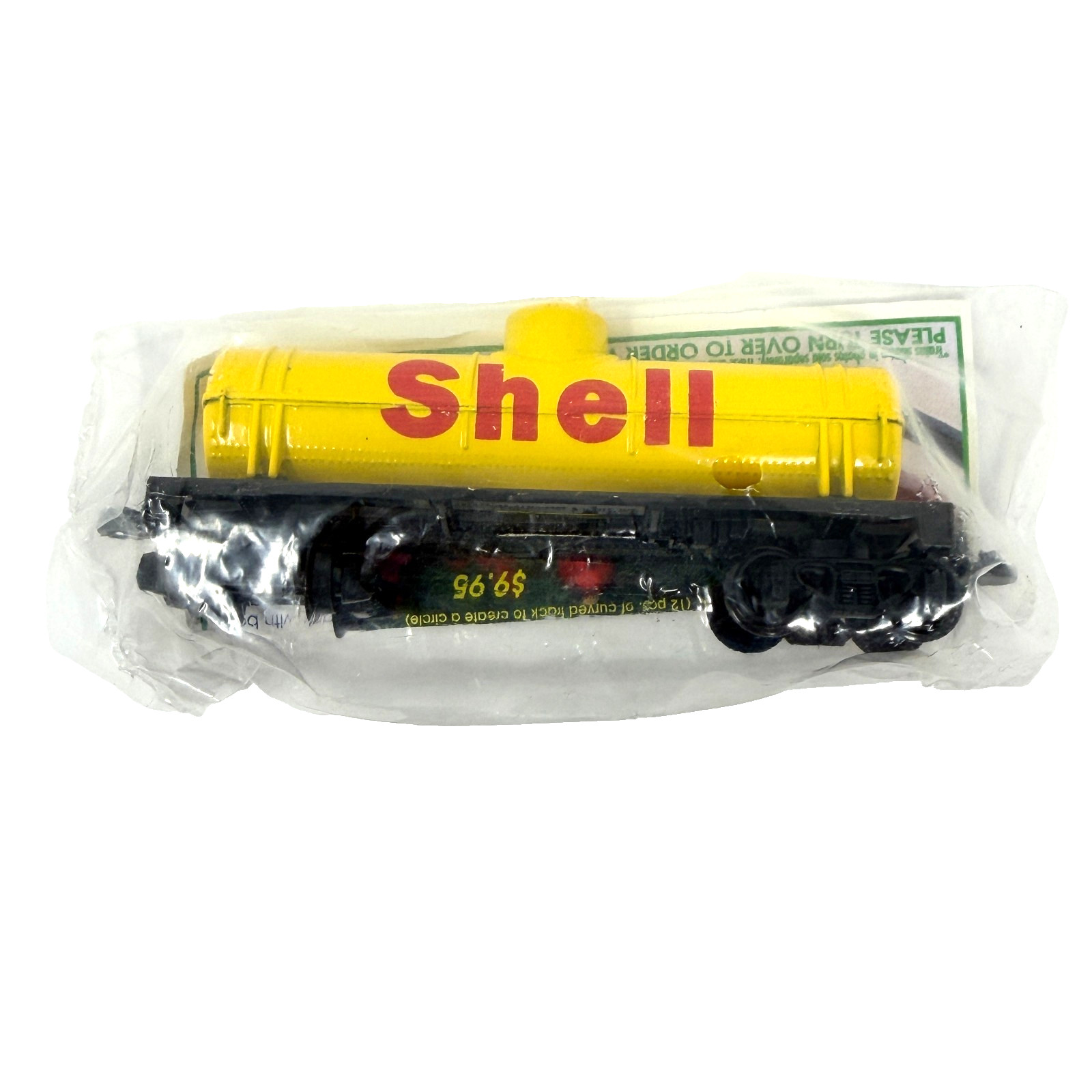 1996 Atlas Shell Oil 4 Pc Die Cast Train Set Sealed Promotional Steam Locomotive