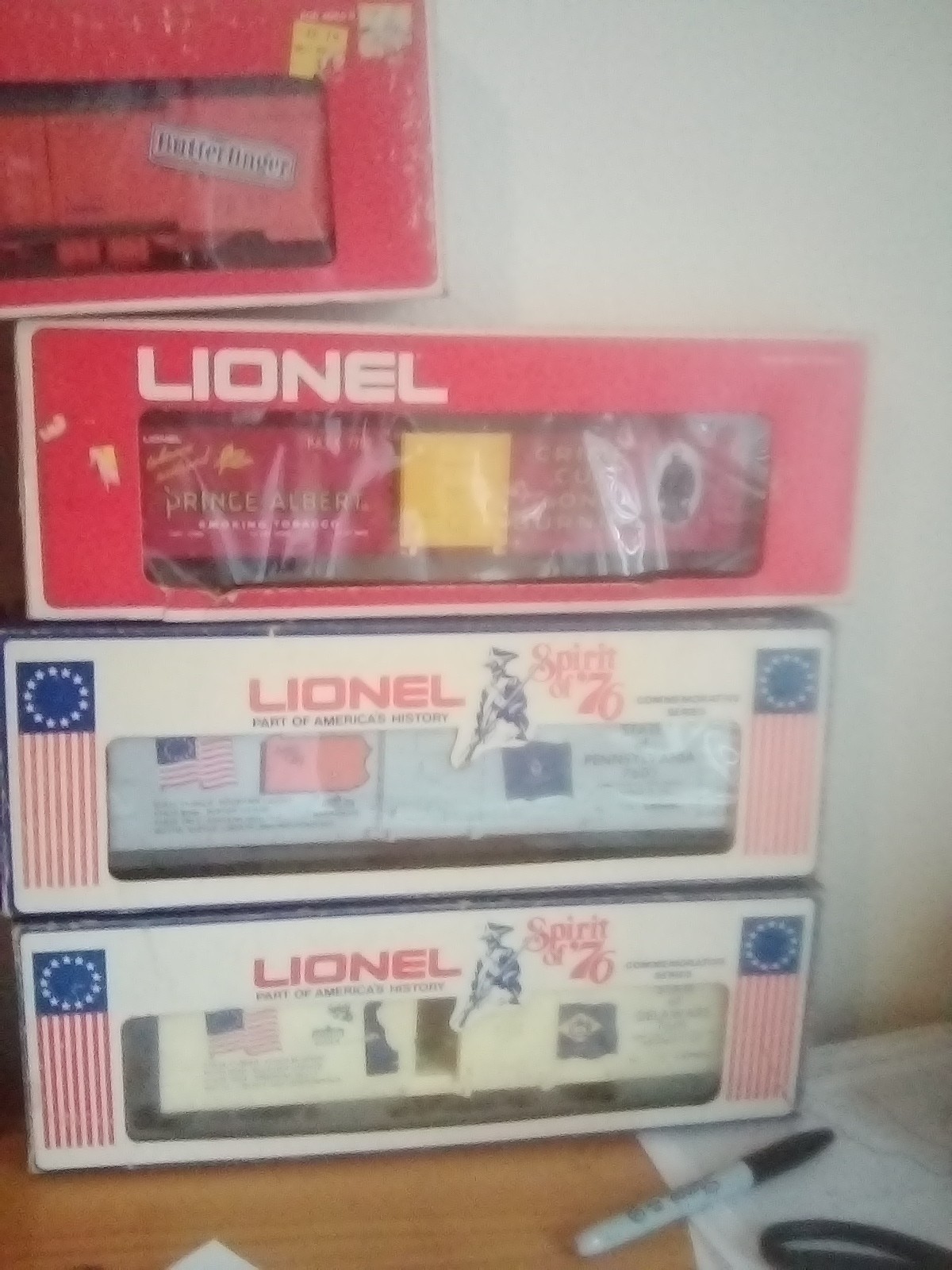 Lionel O Gauge MPC Lot Of 7 Boxed Train Cars In Excellent Condition