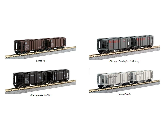 KATO #106-4700 COVERED HOPPER 8 CAR SET