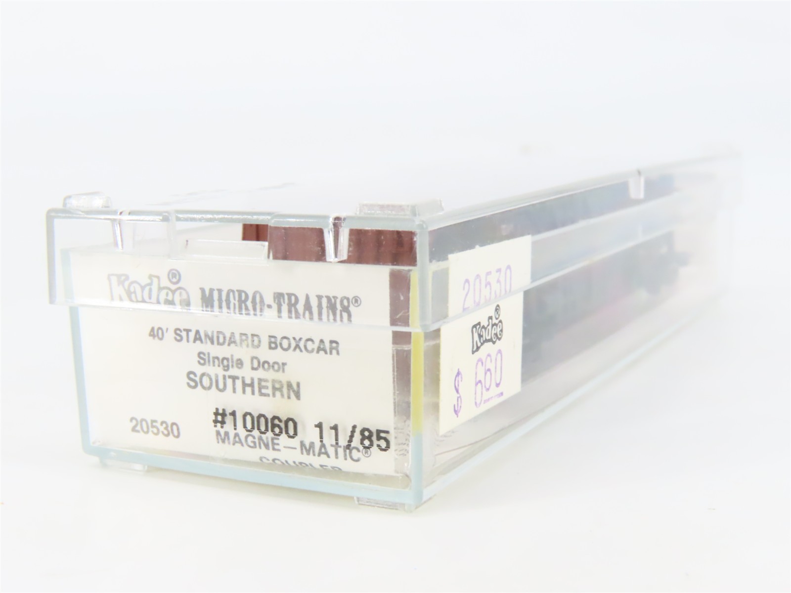 N Scale Kadee Micro-Trains MTL 20530 SR Southern Railway 40′ Box Car #10060