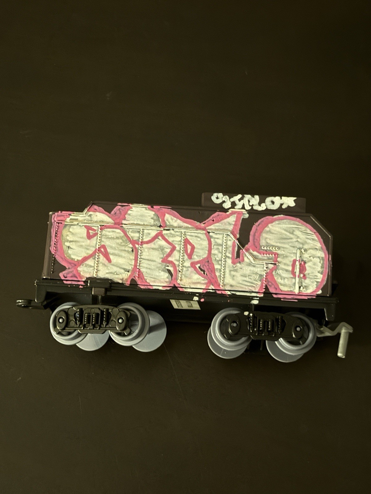 Graffiti Painted Ore/Coal train car