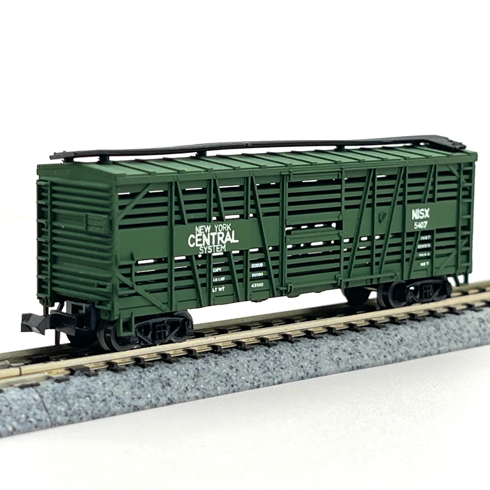 Atlas N Scale 2252 New York Central Despatch Stock Cattle Car NISX 5407