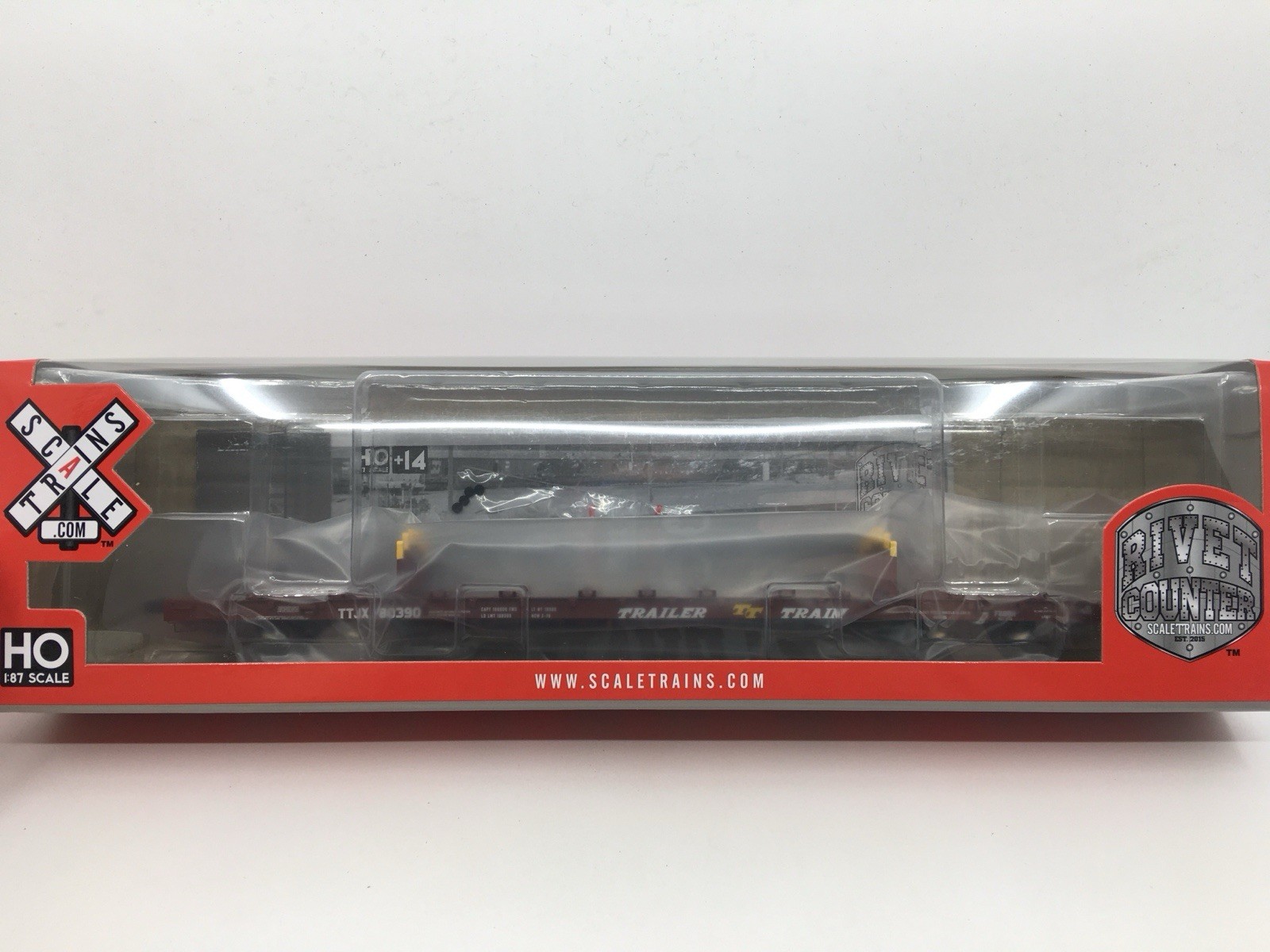 HO ScaleTrains 32225 TTX Trailer Train BSC F68BH Finger Rack Flat Car TTJX 80390