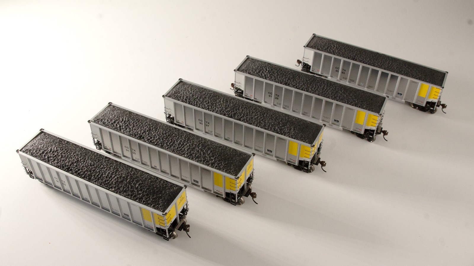 HO Scale Athearn Bethgon Coalporter CCTX 5 Pack