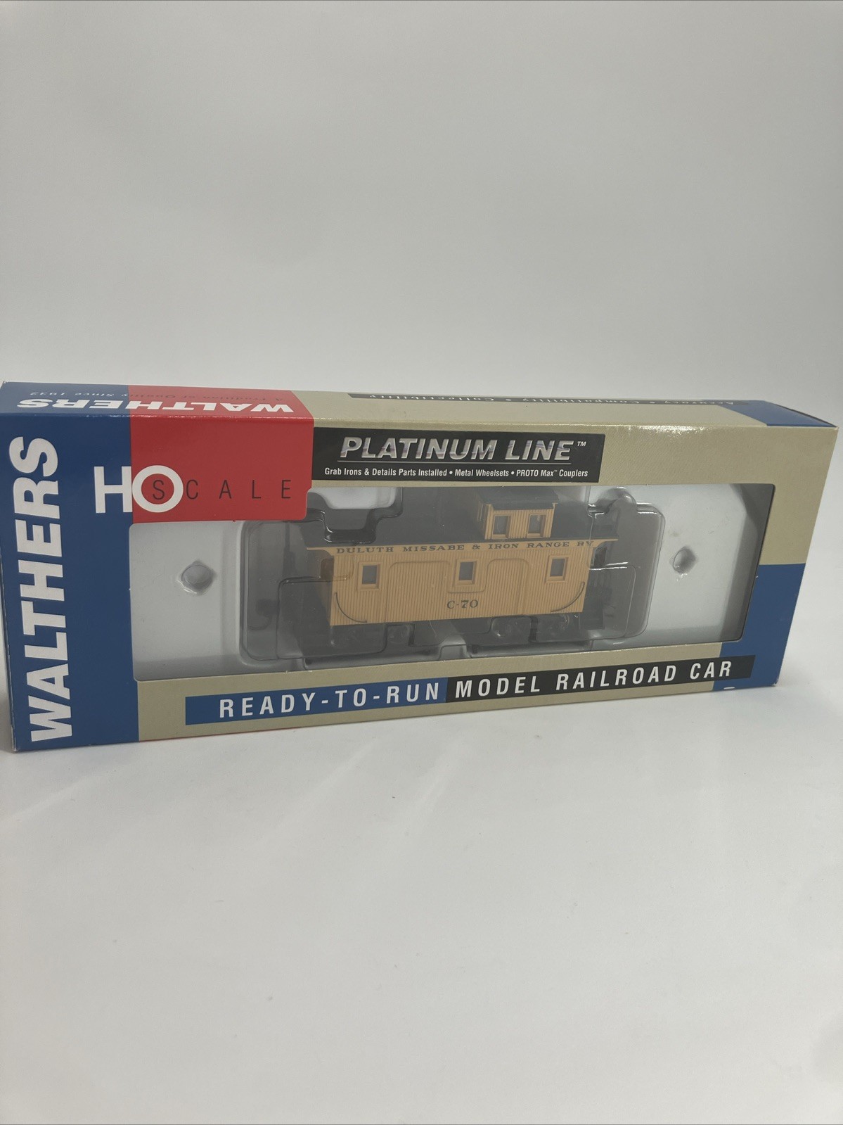 HO Scale Walthers Platinum 932-7682 DMIR G2 Wood Caboose DM & IR C-70 NIB
