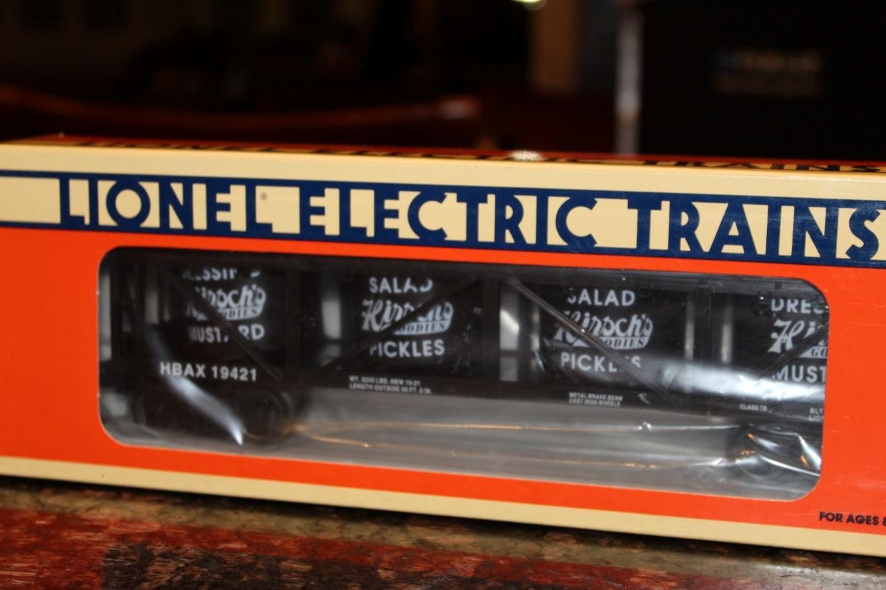 Lionel 6-19421 O/O-27 Gauge Hirsch Bros. VAT Car Freight NIB