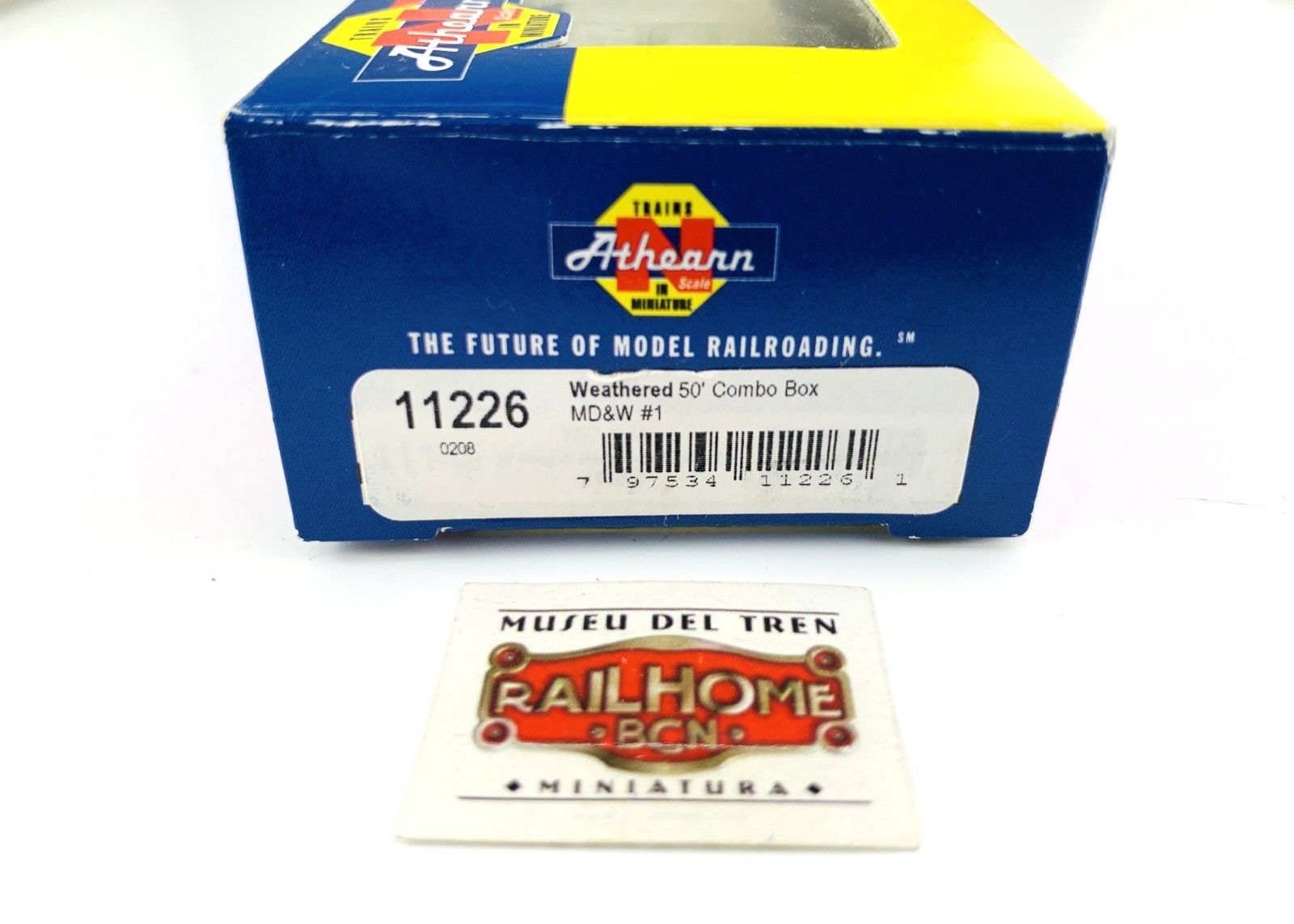 CP70 – ATHEARN N 11226 – 50′ COMBO BOX MD&W 1 WEATHERED – NEW!