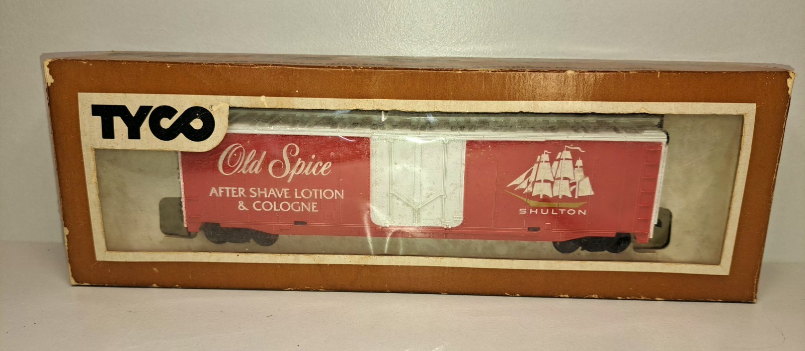 NOS Vintage Tyco Ho Scale Old Spice 50′ Boxcar # 365D Advertising Billboard
