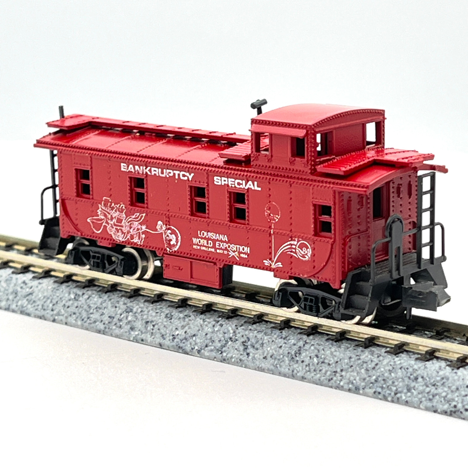 Ak-Sar-Ben N Scale 8408 Bankruptcy Special 1984 Louisiana World Expo Caboose