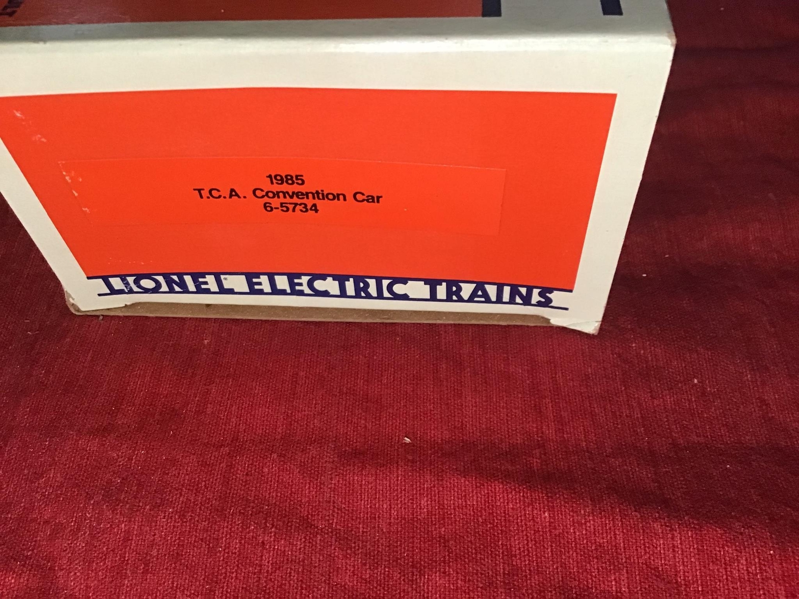LIONEL 1985 T.C.A. CONVENTION CAR #6-5734 BRAND NEW!!!