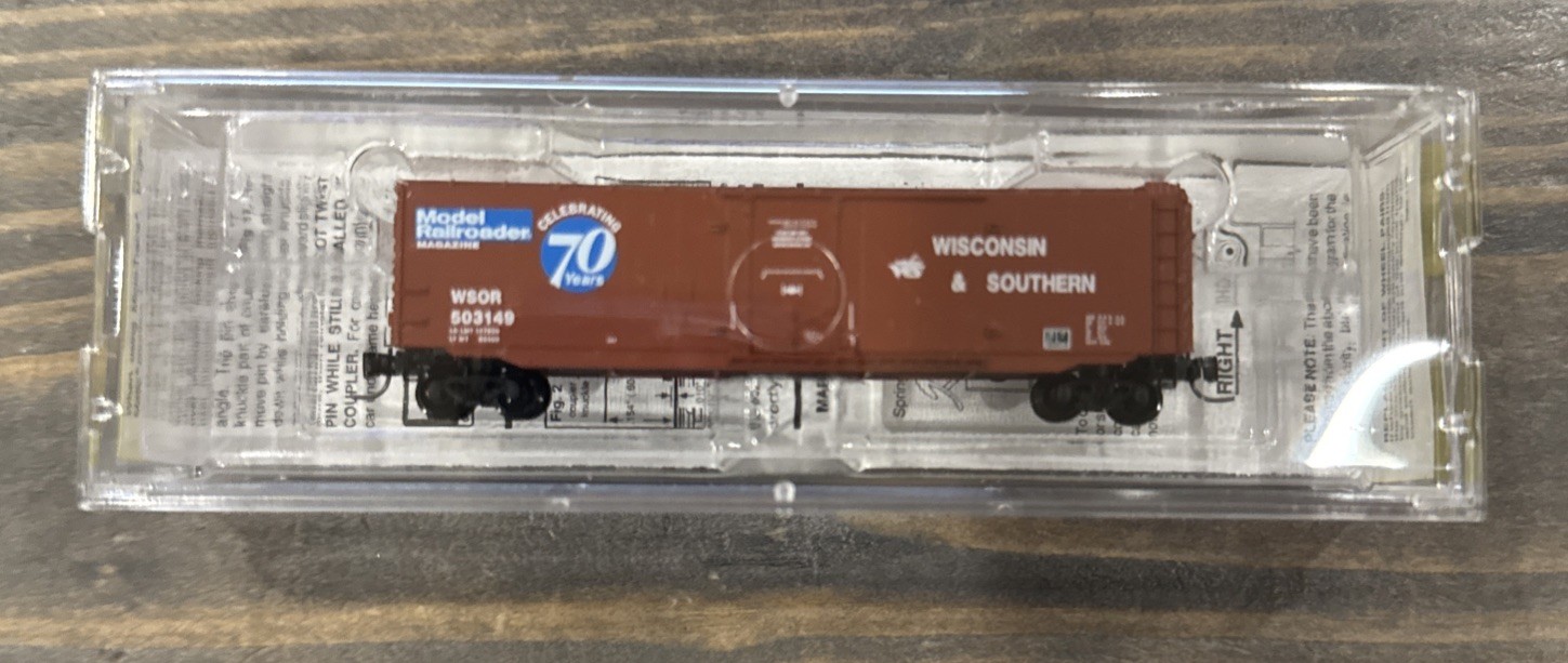 N Scale Micro Trains 13626-2 50′ Standard Box Car Model Railroader – 70 years