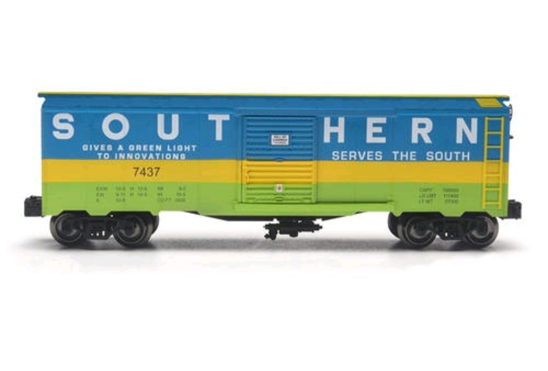 O Gauge Box Car – SOUTHERN MULTI-COLOR – New Item – Never Ran – Free Ship