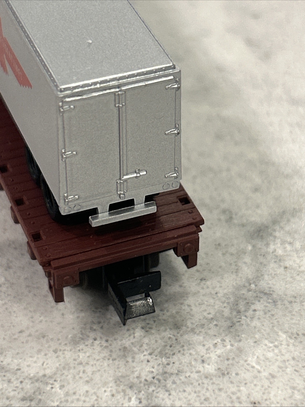 Atlas 37531 American President Piggyback Flat W/ Two 24′ Trailers – Original Box
