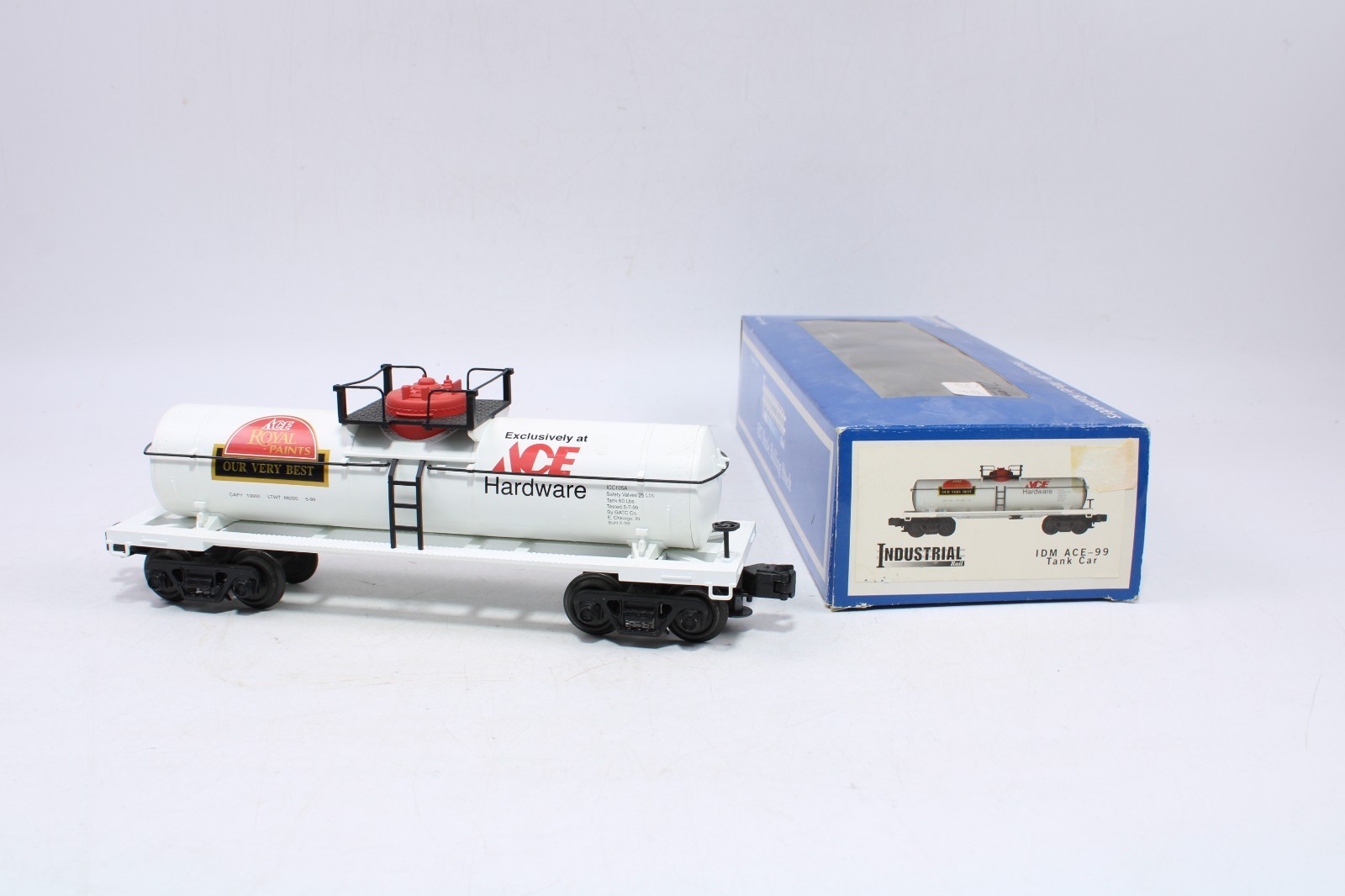 Industrial Rail IDM ACE-99 O Scale Tank Car Ace Hardware ACE-99