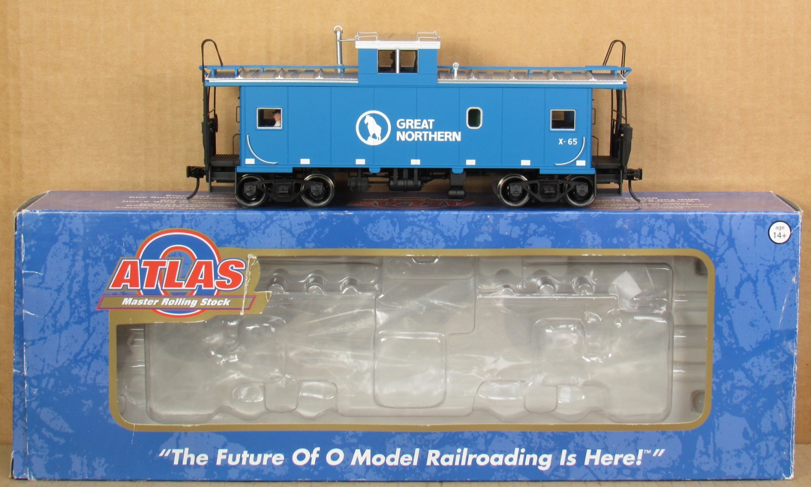 Atlas O 3004601-1 Great Northern EV Caboose O-Scale/2-Rail LNIB