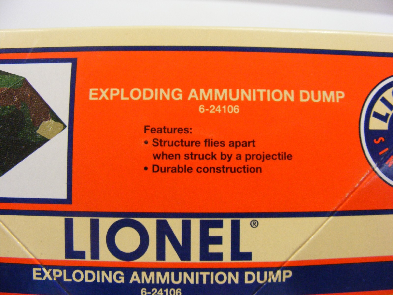 Lionel 6-24106 Exploding Ammunition Dump 2002 New D-3