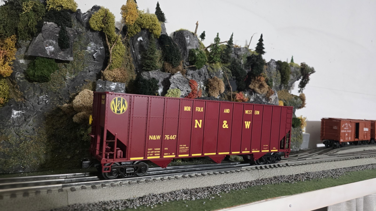 MTH N&W Tuscan Coke Hopper 4 Pack *Custom RUN* 20-92402