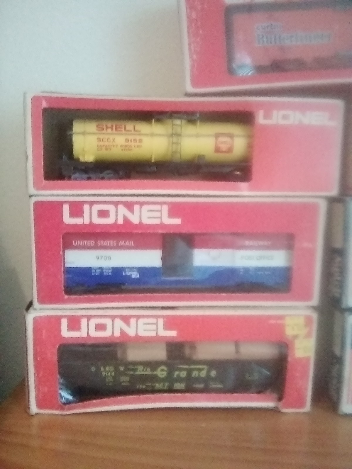 Lionel O Gauge MPC Lot Of 7 Boxed Train Cars In Excellent Condition