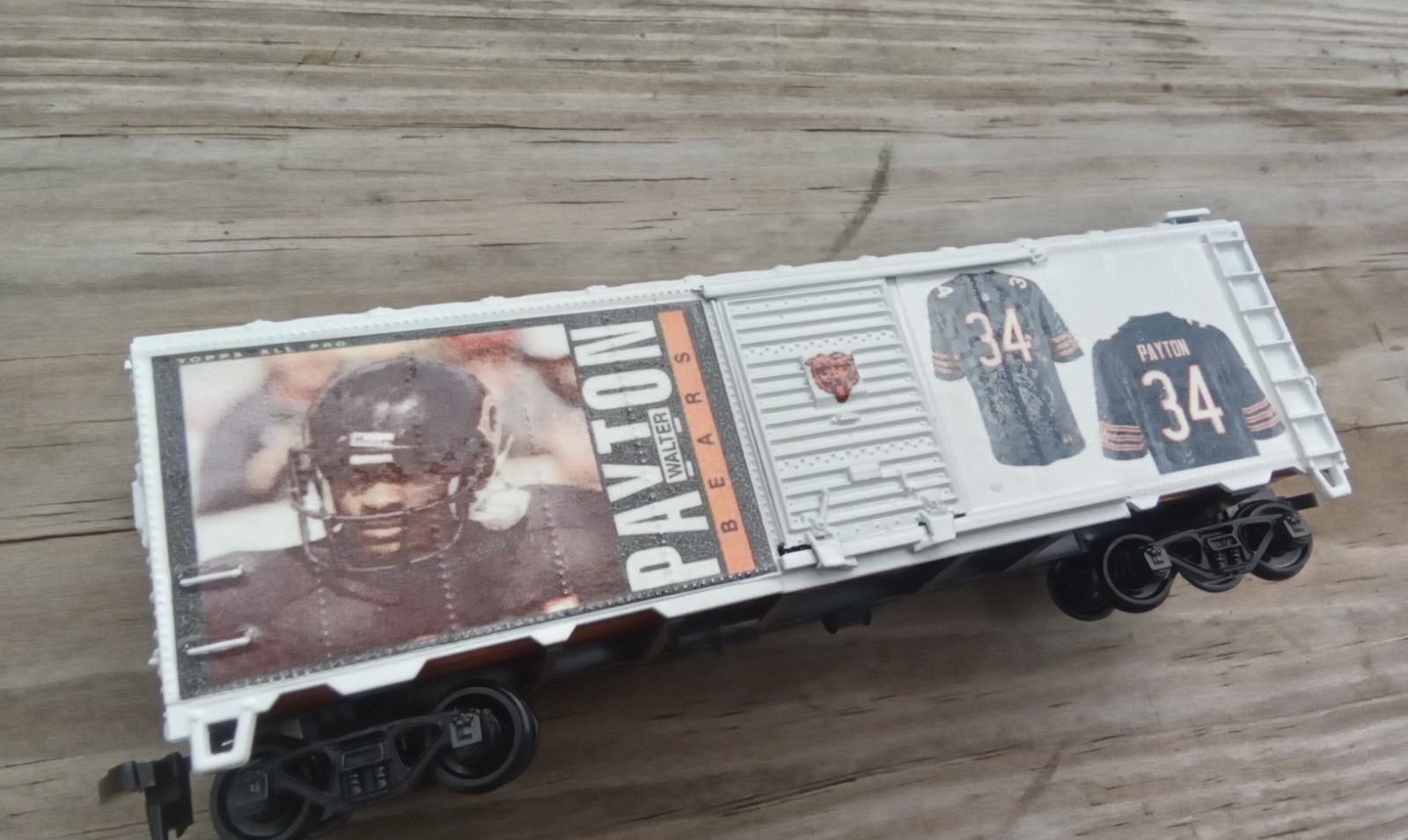 MLB NHL NFL NBA PGA PLAYER HO scale train boxcar athearn custom train BOXCAR