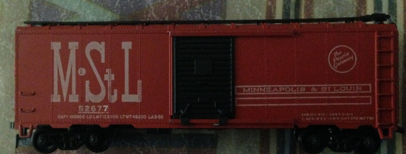 M&StL 40′ Plastic (Steel) Boxcars (Athern)