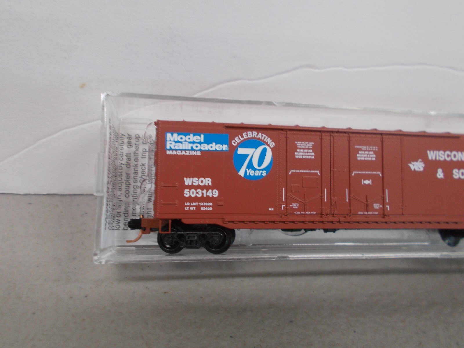 MICRO TRAINS #75130-MODEL RAILROADER-70 YEARS-50′ BOXCAR #503149~N SCALE