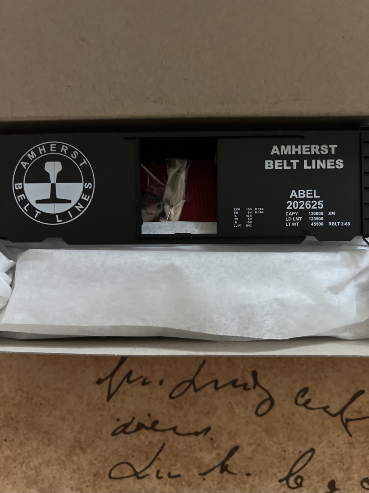 HO scale Accurail Amherst Belt Lines 40′ #202625 Kit. 2026 car