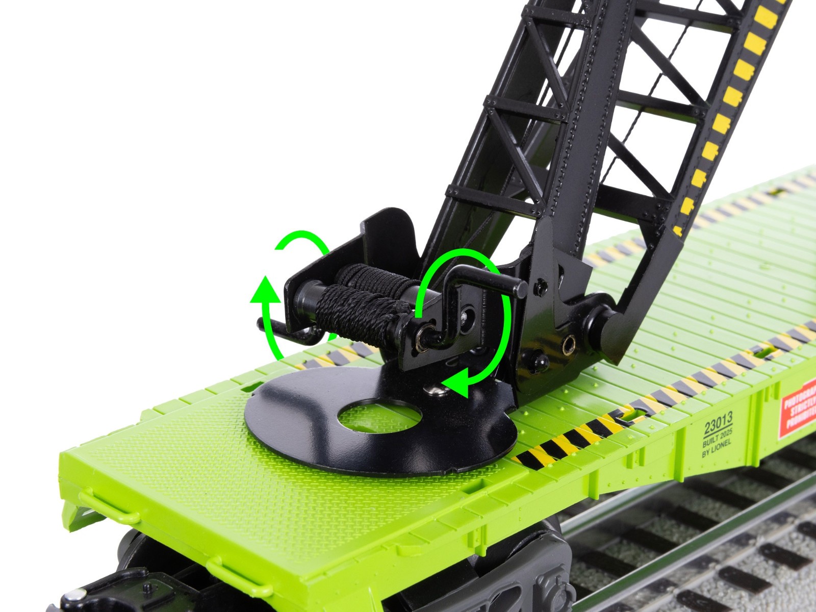 Lionel 23013 Area 51 RR UFO Recovery 6670 Style Derrick Car O Gauge
