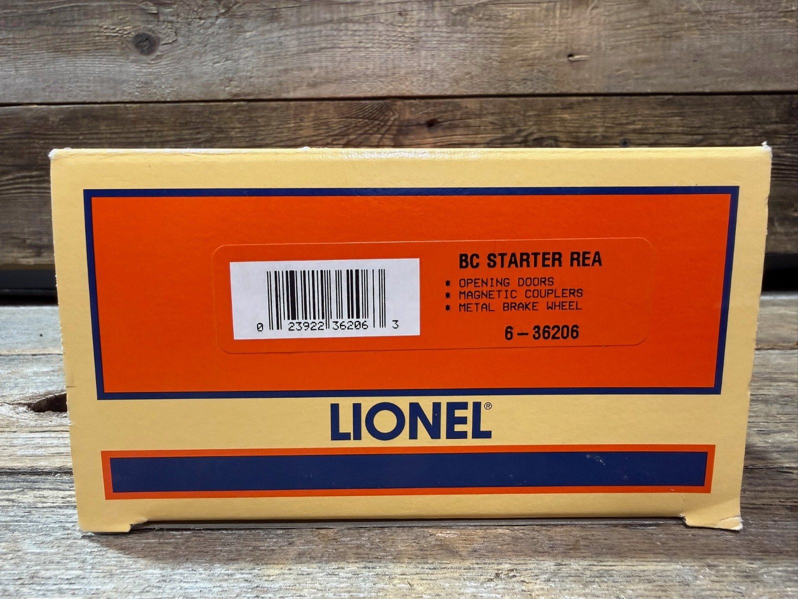1996 Lionel, Railway Express Agency, REX 6266 Boxcar, #6-36206, O/O27, In Box