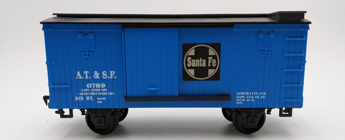 Scientific Toys G Scale A.T. & S.F Boxcar 6789 LN