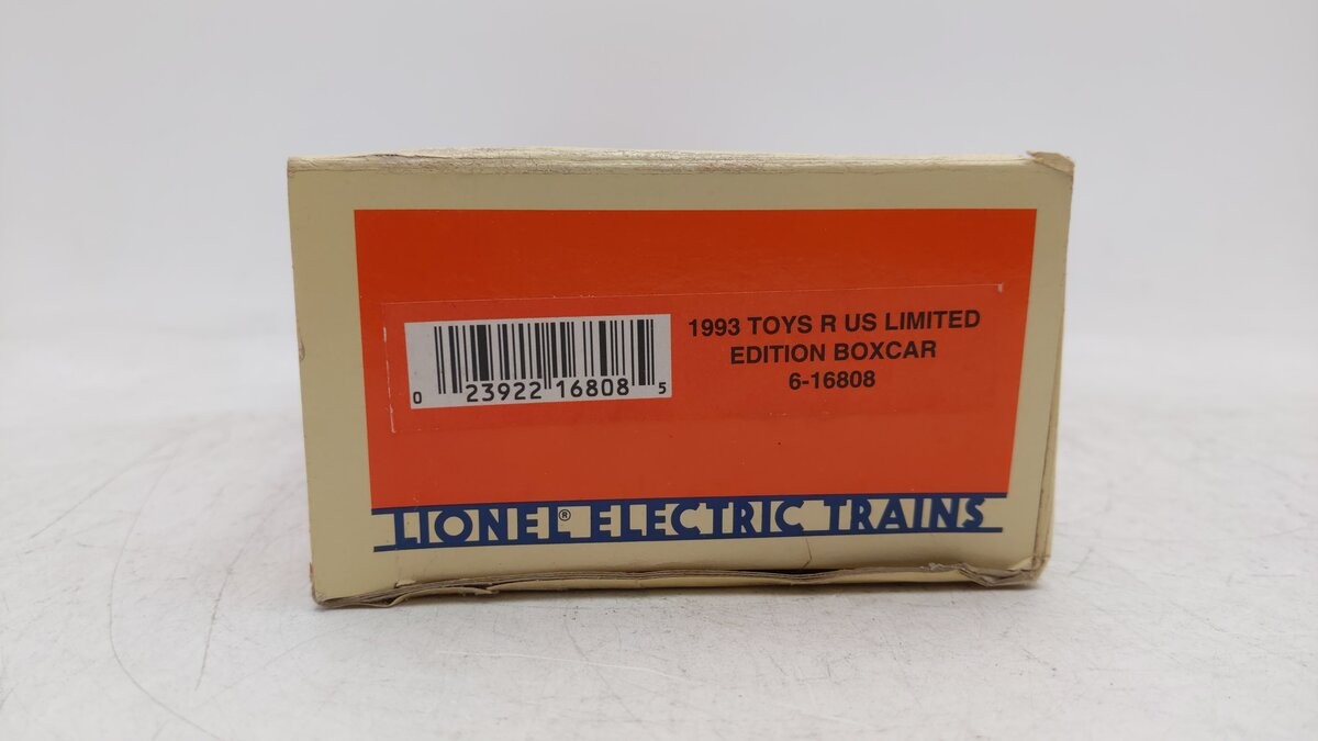 Lionel 6-16808 O Gauge Toys R Us Limited Edition 1993 Boxcar EX/Box
