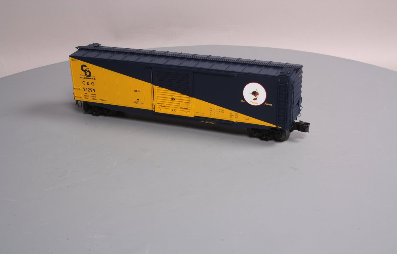 MTH 20-93584 O Chesapeake & Ohio 50′ PS-1 Box Car w/Youngstown Door #21299 LN