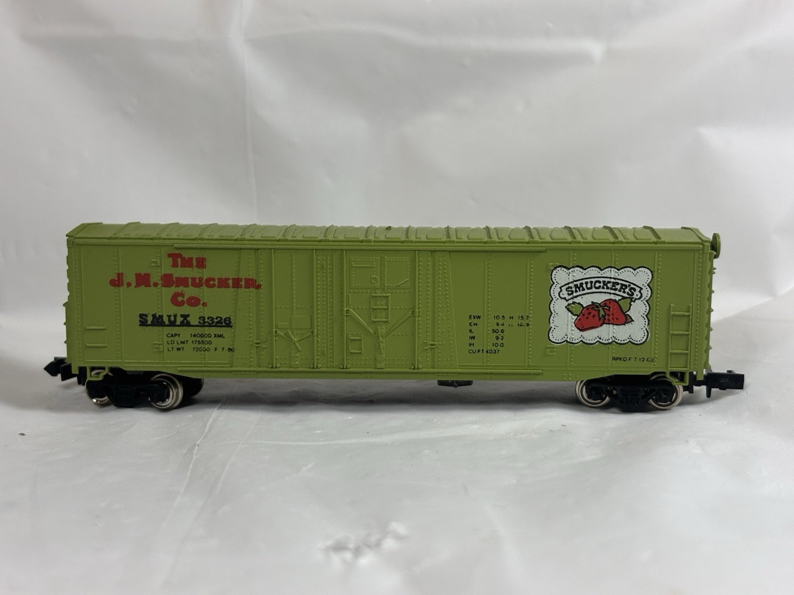 Vintage N Scale CON -COR Smucker’s Grain Boxcar 1681-E Japan