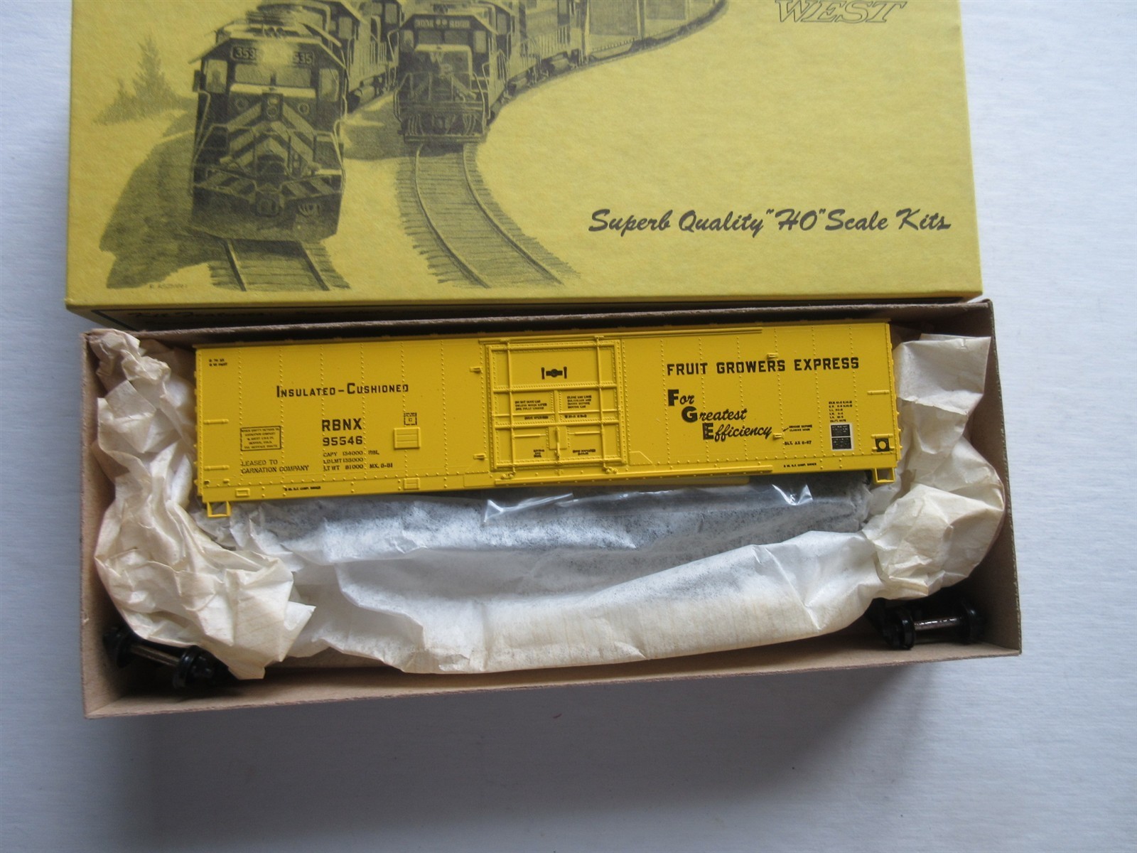 Details West HO SOUTHERN Fruit Growers Express 50′ Insulated Box Car # BC705