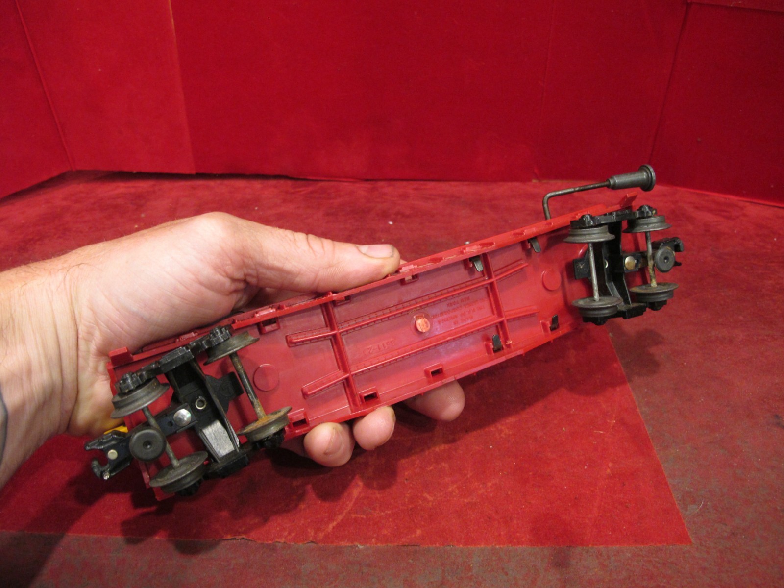 Lionel Postwar Boom Crane Derrick Flat Car 6660