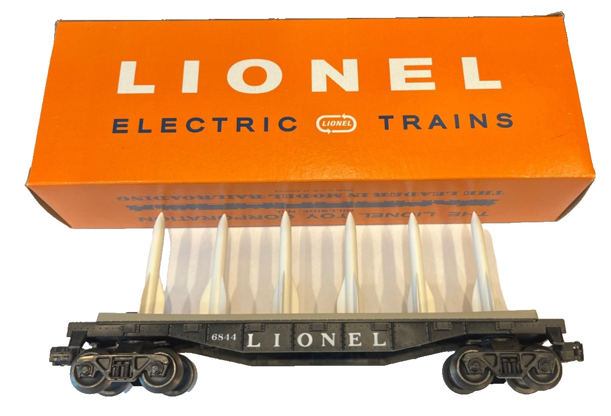 Postwar Lionel 6844 Missile Carrying Car 1959-60 Excellent Condition
