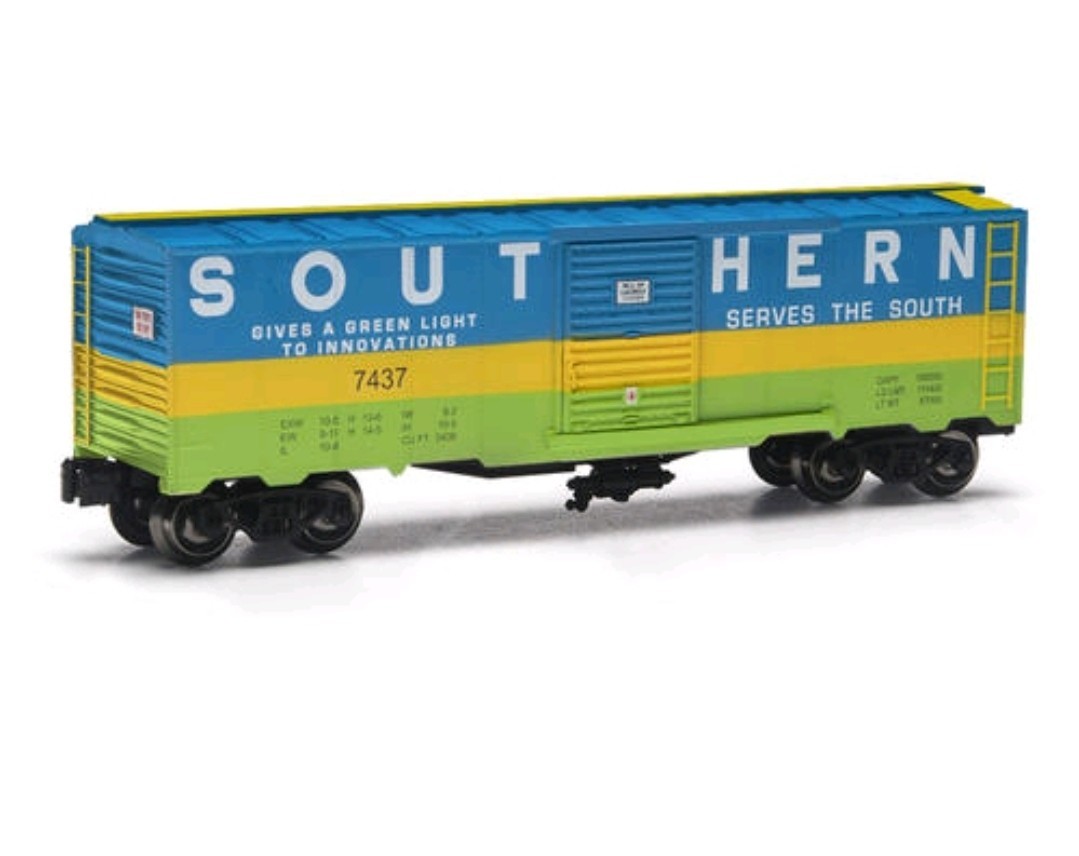O Gauge Box Car – SOUTHERN MULTI-COLOR – New Item – Never Ran – Free Ship
