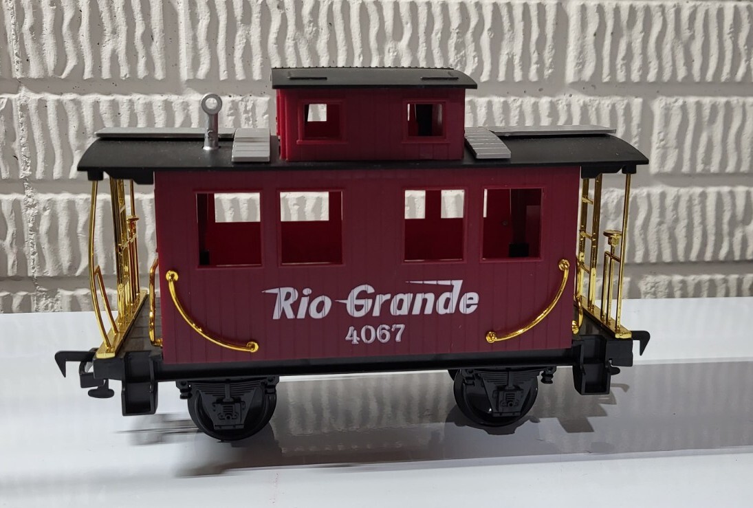 Vintage Scientific Toys Rio Grande #4067 Bobber Caboose Train Car EUC