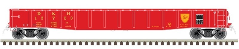 ATLAS (N) 50 006 424 DELAWARE & HUDSON 70 TON 52FT GONDOLA # 13771