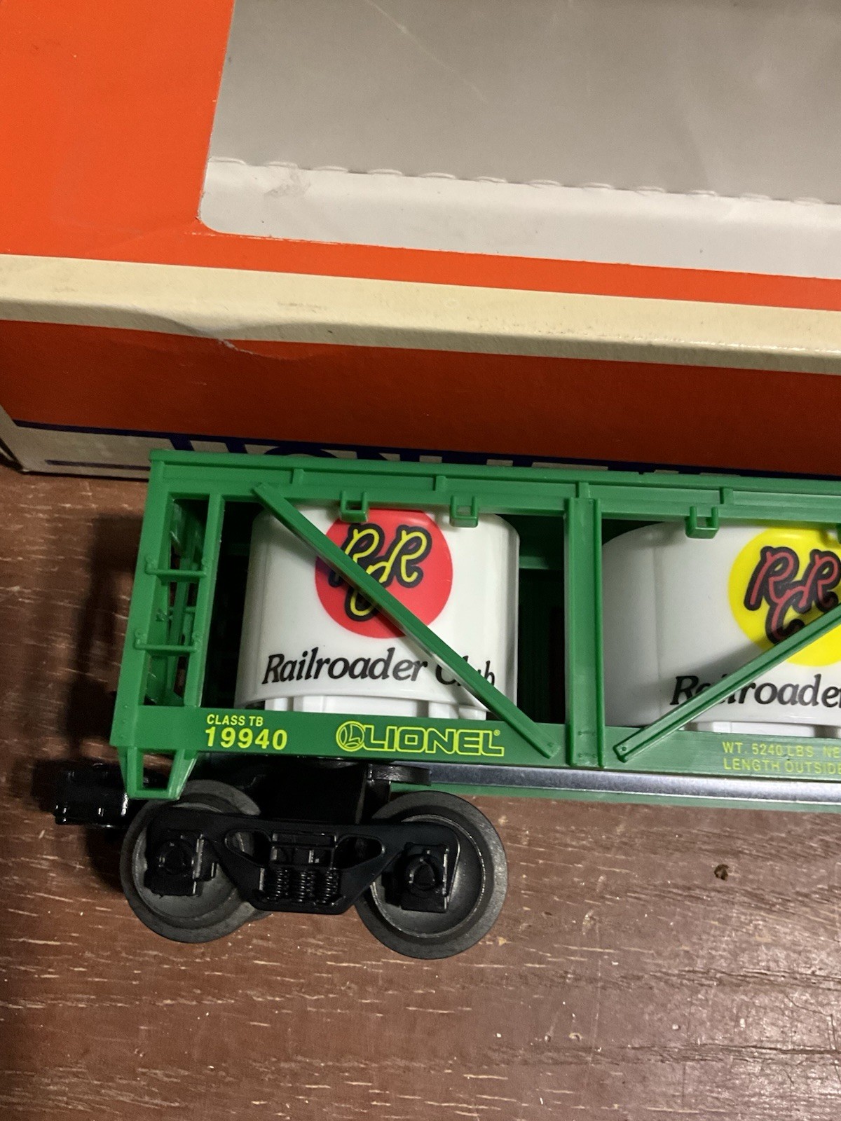 VINTAGE LIONEL 1996 INSIDE TRACK VAT CAR 19940 O SCALE NEW IN BOX