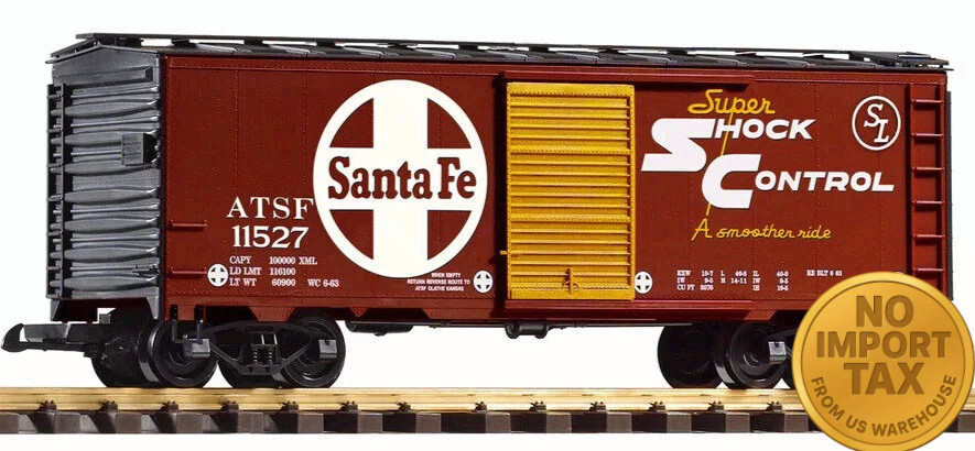 PIKO G Scale ~ New 2026 ~ Santa Fe (SF) Steel Boxcar #11527 ~ 38926