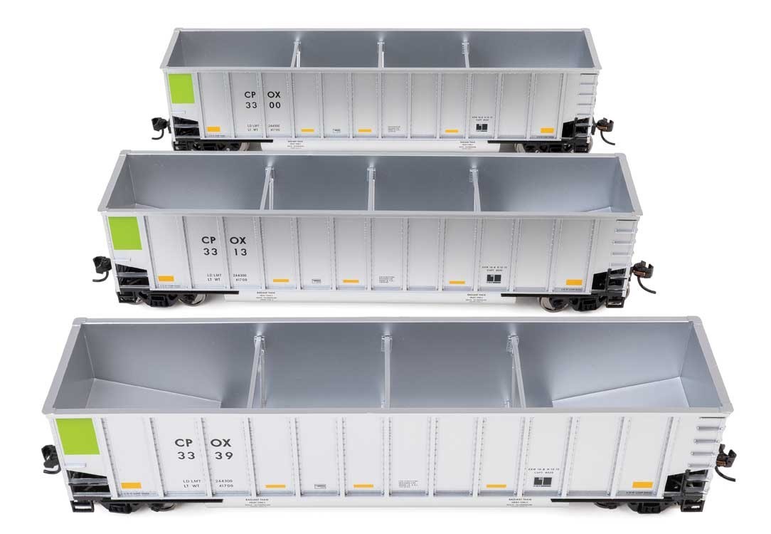 Walthers HO 55913 Consumers Power CPOX 50′ Bethgon Coalporter Gondola Set