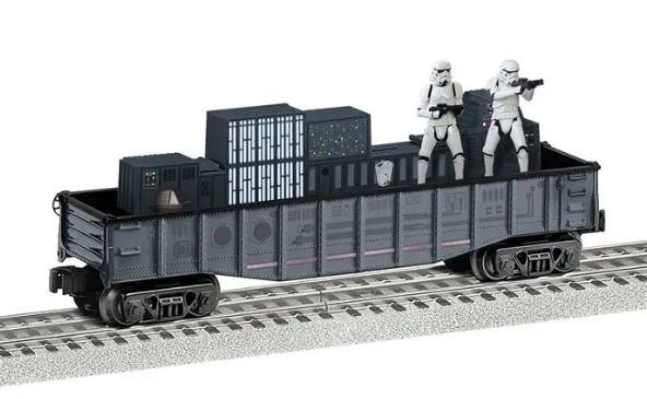 Lionel 2528320 STAR WARS Empire Chasing Gondola Stormtroopers Boxcar – New!!