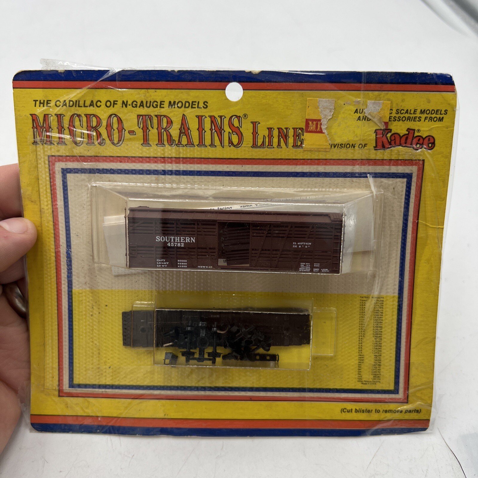KADEE MICRO TRAINS N SCALE SOUTHERN STOCK CATTLE CAR #45782 – NOS NOB