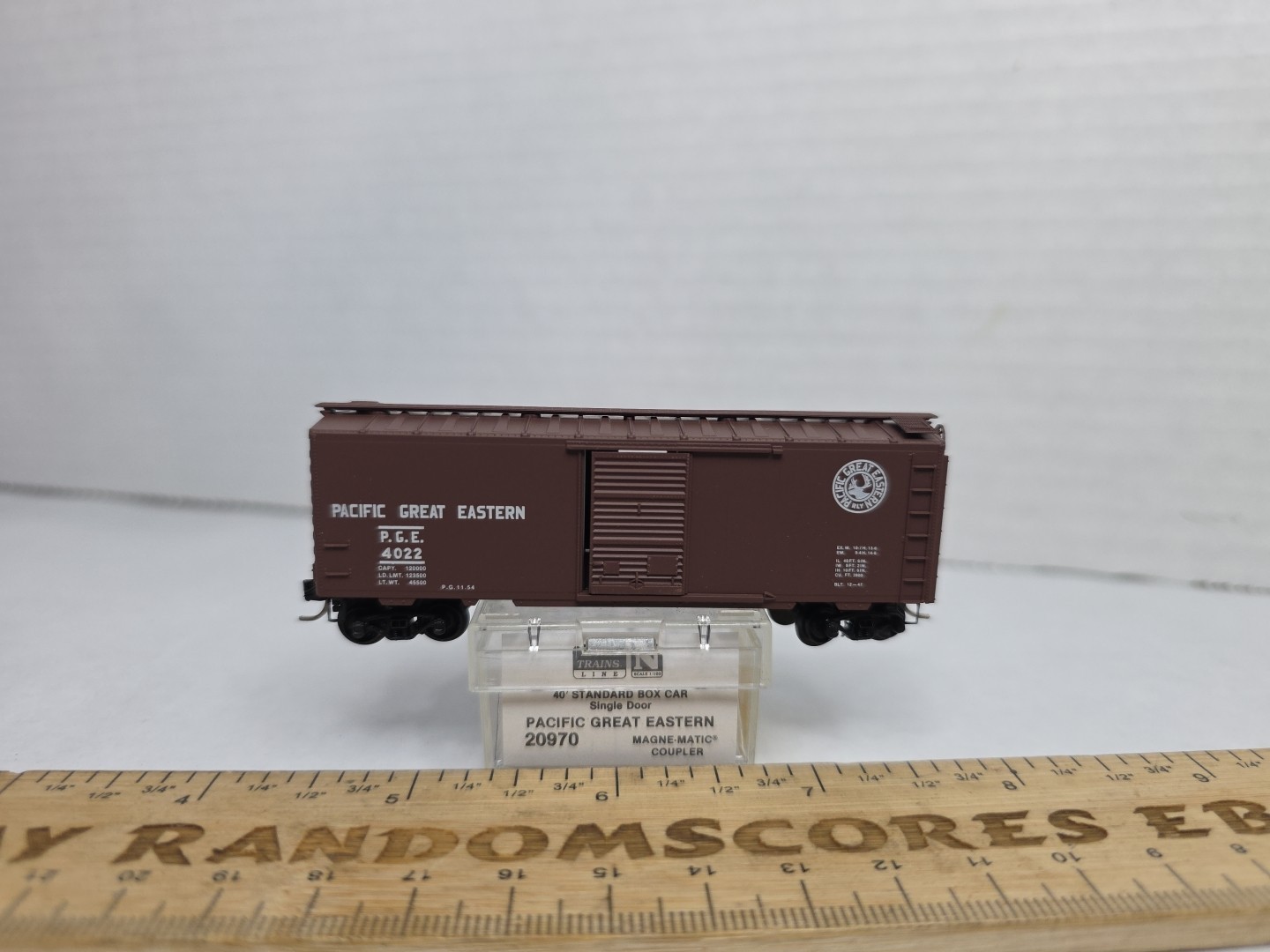 MTL 20970 Pacific Great Eastern PGE 4012 40′ Boxcar Micro Trains N Scale LNIB (J