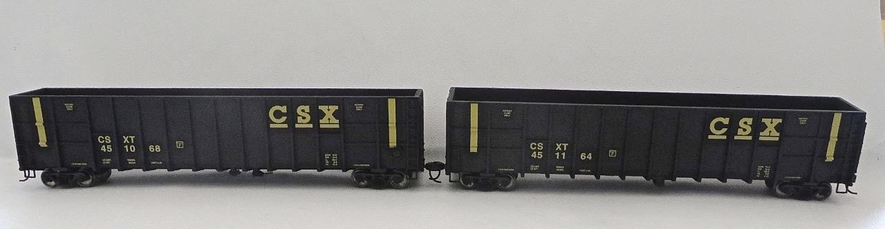 HO Walthers Gold Line 2 Pack 932-2473 CSX Wood Chip Gondolas Brand New