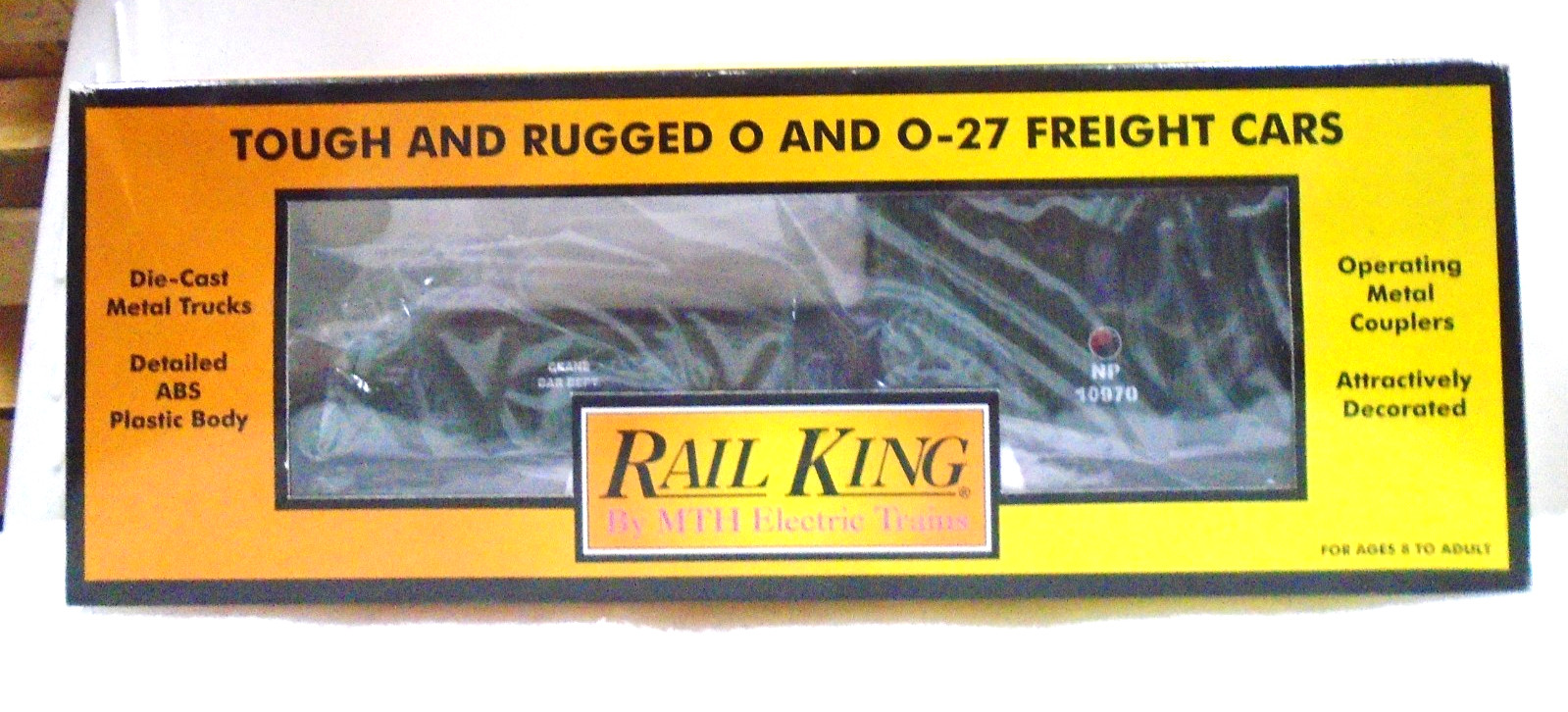 Rail King 30-7913 Northern Pacific Crane Tender Car NIB
