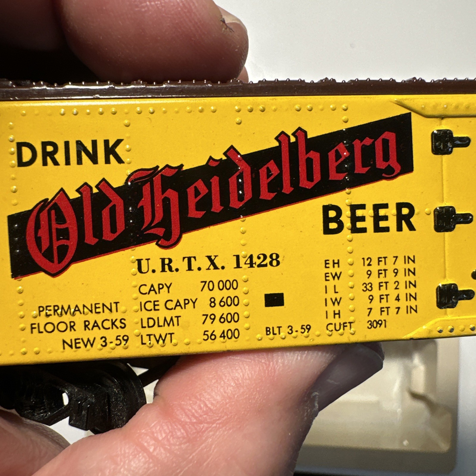 FLEISCHMANN Steel and plastic HO BLATZ BEER REEFER Excellent condition