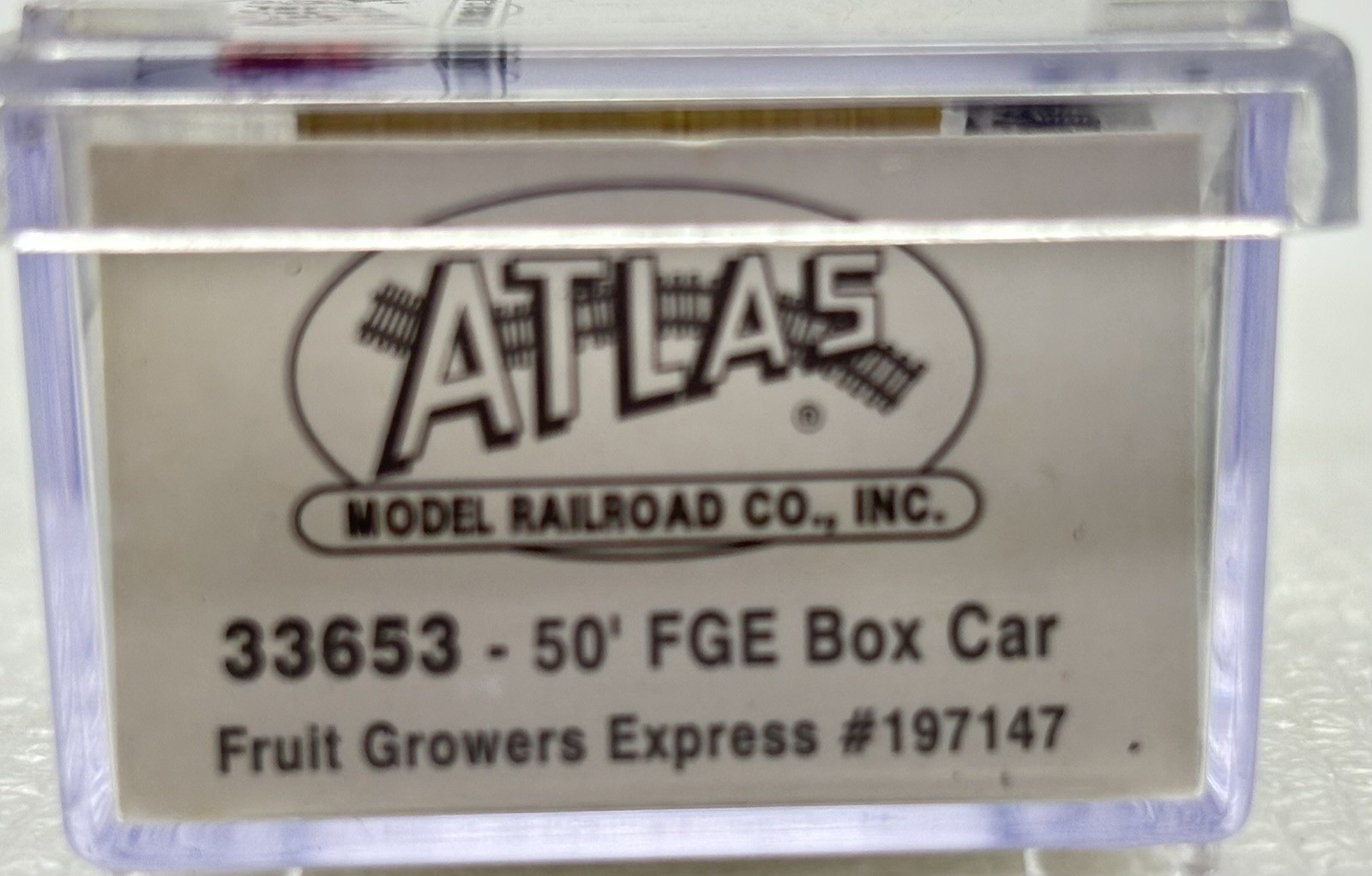 N Scale Atlas 33653 Fruit Growers Express FGE Box Car FGEX #197147